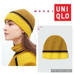 ‼新品タグ付き‼人気コラボ‼UNIQLO MARNI ポップコーンニットビーニー
