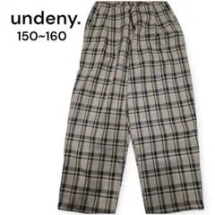 チェック柄ワイドパンツ 子供用ズボン 150cm 160cm