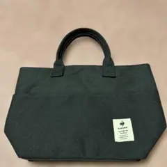 黒のキャンバストートバッグ