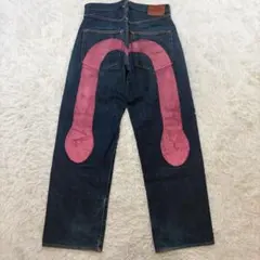 EVISU No.2 2001 ピンクペイント デニムパンツ 31x35 - メルカリ