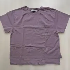 arkakama ラベンダー ポケット付きTシャツ Lのサムネイル