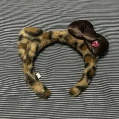 キティ USJ ヒョウ柄 カチューシャ