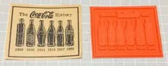 コカコーラ　コーラ　コーラ瓶　ヒストリー　ラバースタンプ　スタンプ