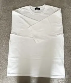 ホワイト Lサイズ 七分袖カットソー