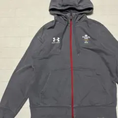 アンダーアーマー ラグビー ウェールズ代表 パーカー フルジップ