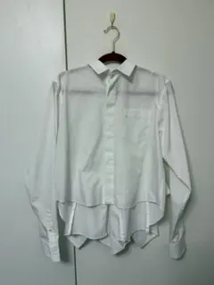 sacai バックフリルデザイン 長袖シャツ ホワイトのサムネイル