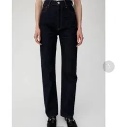 MOUSSY ハイウエストストレートデニム　HW straight 26inch
