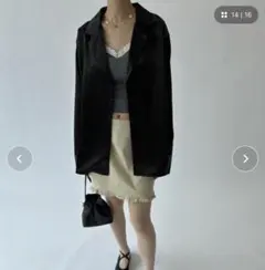 FUULLY STUDIO サテンシャツジャケット