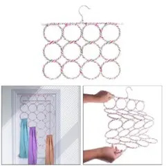 ワードローブクローゼット12サークル用　スカーフオーガナイザー　6点まとめて