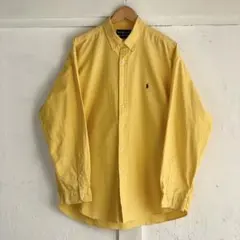 Ralph Lauren BLAKE 長袖BDシャツ イエロー XL