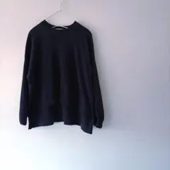 【美品】　ジャーナルスタンダード　サマーニット　ネイビー　コットン100%