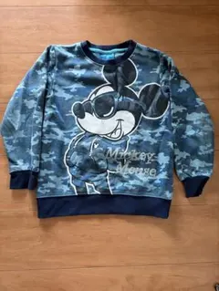 Disney ミッキーマウス トレーナー 迷彩柄 130cm