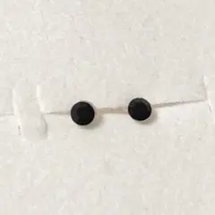 ジェット オニキス ピアス