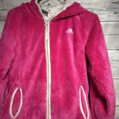 adidas モコモコアウター　新品タグ付きフードあり