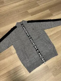 極美品　グレー L フルジップセーター　セントアンドリュース　メンズM