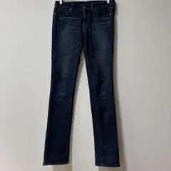 ユニクロ レディース デニムパンツ インディゴブルー 26