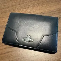 Vivienne Westwood 黒 レザー 名刺入れ カードケースのサムネイル