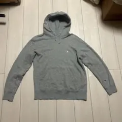 Champion グレー フード付きパーカー