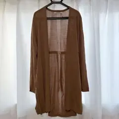 Linea Formica 長袖 カーディガン ベージュ　フリーサイズのサムネイル