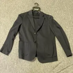 長袖シャツ　ネクタイ付 UNIQLO キッズ ブラック スーツ上下150