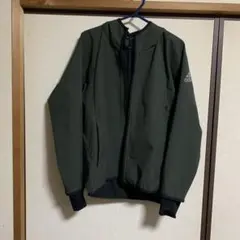 adidas フード付きジャケット オリーブグリーン