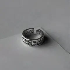 シルバー 装飾的オープンリング
