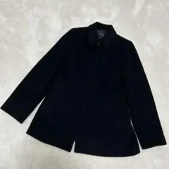 ローレンラルフローレン ニット テーラードジャケット 黒 エンブレム 