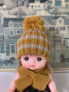 可愛いニット帽子45こメルちゃん、レミンu0026ソラン人形用 メルちゃん帽子 - 着せ替え服の人気通販 | minne byGMOペパボ 国内最大