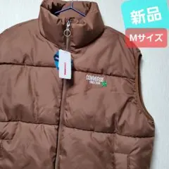 新品 CONVERSE ダウンベスト コンバース ダウンジャケット 刺繍