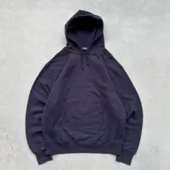 60s 70s ナス紺 zipフーディ ジップパーカー 茄子紺 フェード 60s ダブルフェイス SWEAT ジップ パーカー 茄子紺 フェード