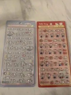 【正規品】サンリオ ボンボンドロップシール ミニ 2枚セット シナモン 赤キティ