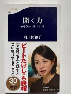 聞く力 心をひらく35のヒント 阿川佐和子 文春新書