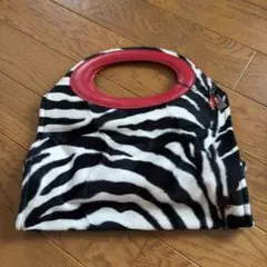 VIVAYOUゼブラ柄 ハンドバッグ ハラコ素材