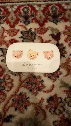 くま柄 小物ケース