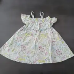 ラポシェビスキュイ 花柄 ワンピース 90サイズ ベビー 夏服 綿100 旅行のサムネイル
