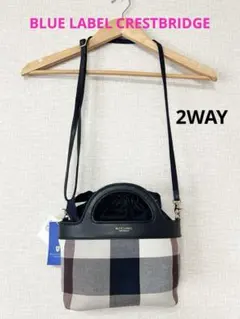 ❤️新品未使用❤️BLUE LABEL CRESTBRIDGEチェック2WAYバッグ