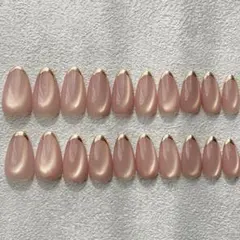 マグネットネイル　ちゅるんネイル　シンプル　水光ネイル　うるつや　ちゅるん　02