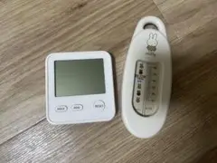 ミッフィー 湯温計、デジタルmidi温湿度計