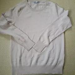 UNIQLO カシミヤ100% ベージュ 長袖セーターL