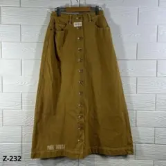 【PINK HOUSE】★ピンクハウス★ロングスカート★黄色★綿★レディース