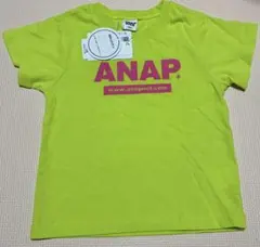 新品タグ付き ANAP 100 Tシャツ 黄緑のサムネイル