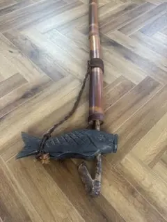 飛騨高山木製 魚形装飾道具のサムネイル