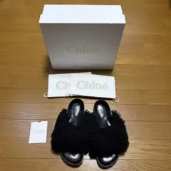 クロエ Chloe CAMILLE コルクウェッジソール サンダル - メルカリ