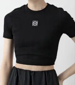 LOEWE ロエベ クロップド アナグラム タンクトップ 短丈 センターロゴ ロエベ - クロップド アナグラム タンクトップ | HBX - ハイプ