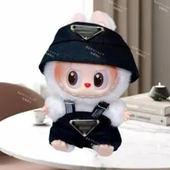 Labubu ラブブ ぬい服 17cm ぬいぐるみ服 ぬい活 ブラックppas