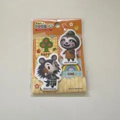 任天堂 とびだせどうぶつの森 ダイカットふせん スタンドタイプC レイジときぬよ