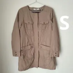 ☆値下げ☆ NATURAL BEAUTY BASIC ベージュ ジャケット　S