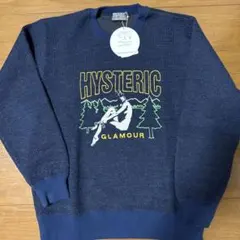 HYSTERIC GLAMOUR ネイビー M トレーナー