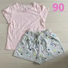 【新品】90cm babyGap 半袖Tシャツ&ミキミニパンツセット　ディズニー