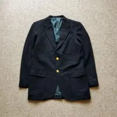00s　テーラードジャケット　無地　FREE　ブルー　｜　落ち着いた印象